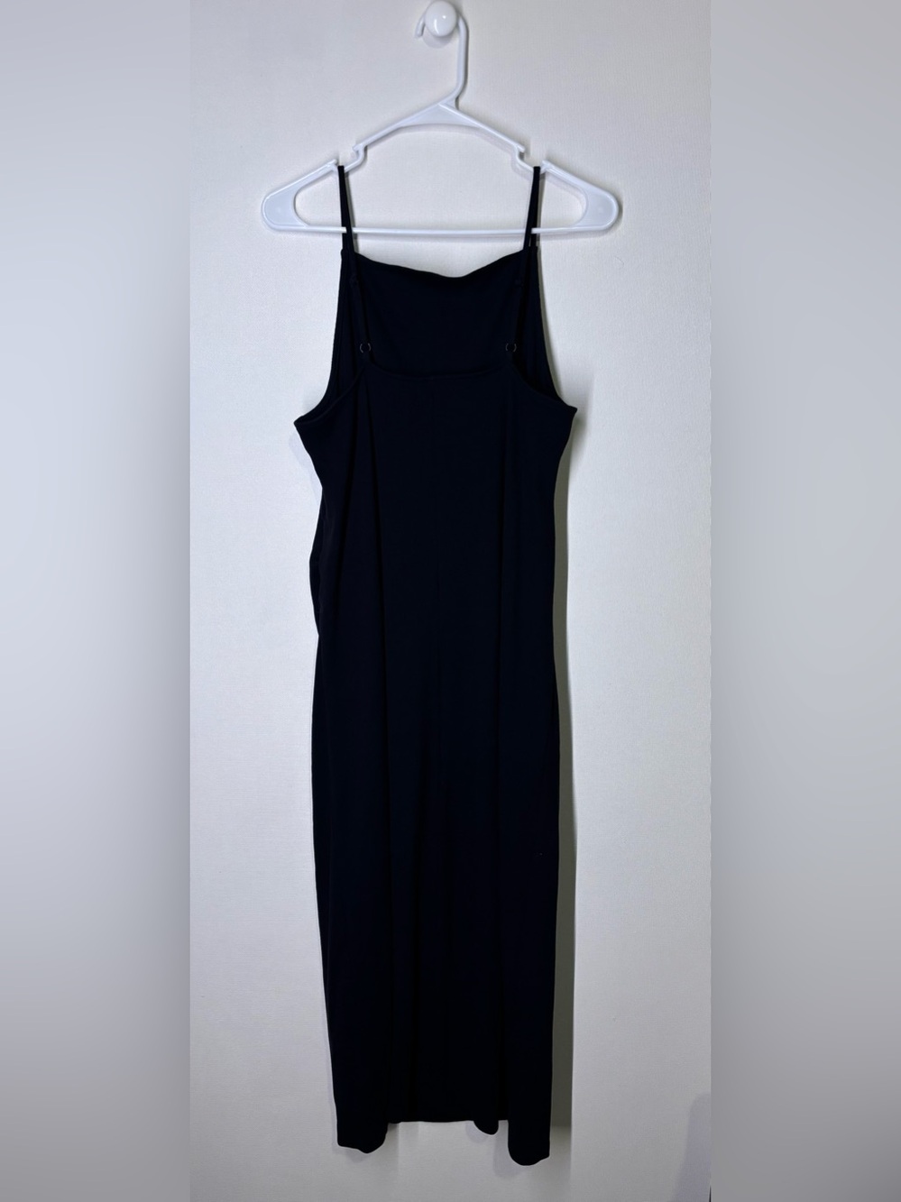 Old Navy Black Midi Maternity Sleeveless Dress - Picture 2 of 6